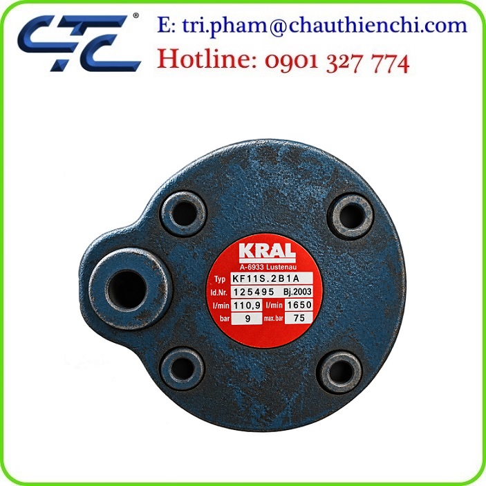 Bơm trục vít KRAL chính hãng 2027